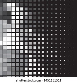 Abstract halftone background pattern. Monochrome geometric vector line illustration