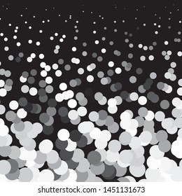 Abstract halftone background pattern. Monochrome geometric vector line illustration