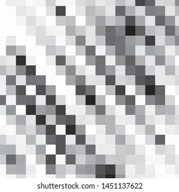 Abstract halftone background pattern. Monochrome geometric vector line illustration