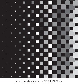 Abstract halftone background pattern. Monochrome geometric vector line illustration