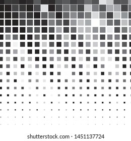 Abstract halftone background pattern. Monochrome geometric vector line illustration