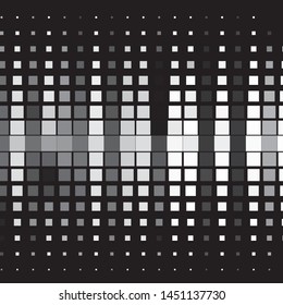 Abstract halftone background pattern. Monochrome geometric vector line illustration