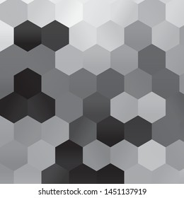 Abstract halftone background pattern. Monochrome geometric vector line illustration