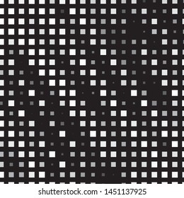 Abstract halftone background pattern. Monochrome geometric vector line illustration