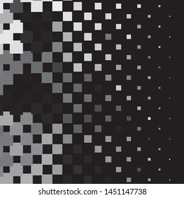 Abstract halftone background pattern. Monochrome geometric vector line illustration