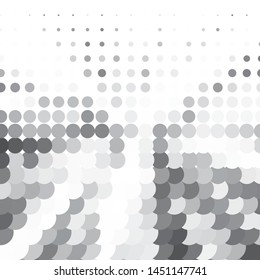 Abstract halftone background pattern. Monochrome geometric vector line illustration