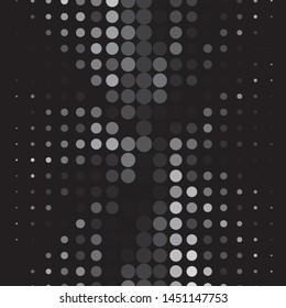 Abstract halftone background pattern. Monochrome geometric vector line illustration