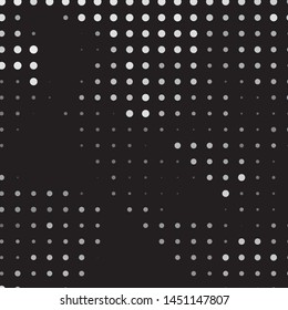Abstract halftone background pattern. Monochrome geometric vector line illustration