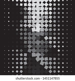 Abstract halftone background pattern. Monochrome geometric vector line illustration