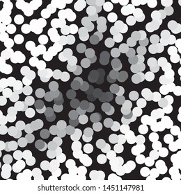 Abstract halftone background pattern. Monochrome geometric vector line illustration