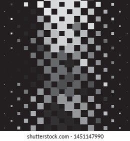 Abstract halftone background pattern. Monochrome geometric vector line illustration