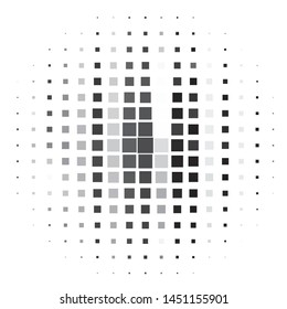 Abstract halftone background pattern. Monochrome geometric vector line illustration