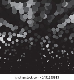 Abstract halftone background pattern. Monochrome geometric vector line illustration