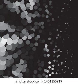 Abstract halftone background pattern. Monochrome geometric vector line illustration
