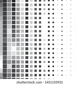 Abstract halftone background pattern. Monochrome geometric vector line illustration