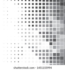 Abstract halftone background pattern. Monochrome geometric vector line illustration