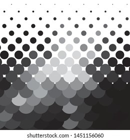 Abstract halftone background pattern. Monochrome geometric vector line illustration