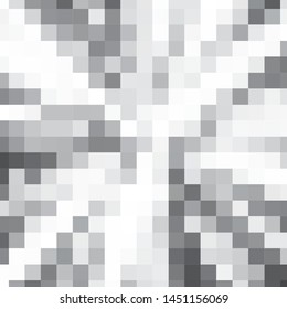 Abstract halftone background pattern. Monochrome geometric vector line illustration
