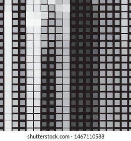 Abstract halftone background pattern. Monochrome geometric vector line illustration