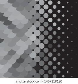 Abstract halftone background pattern. Monochrome geometric vector line illustration