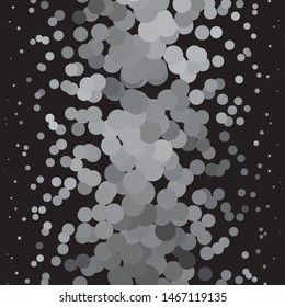 Abstract halftone background pattern. Monochrome geometric vector line illustration
