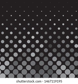 Abstract halftone background pattern. Monochrome geometric vector line illustration