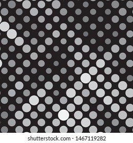 Abstract halftone background pattern. Monochrome geometric vector line illustration
