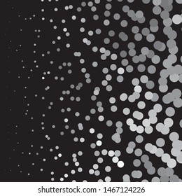 Abstract halftone background pattern. Monochrome geometric vector line illustration