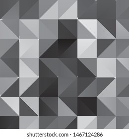 Abstract halftone background pattern. Monochrome geometric vector line illustration