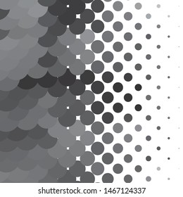 Abstract halftone background pattern. Monochrome geometric vector line illustration