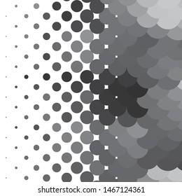 Abstract halftone background pattern. Monochrome geometric vector line illustration