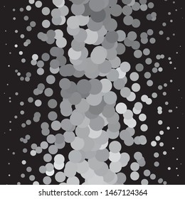 Abstract halftone background pattern. Monochrome geometric vector line illustration
