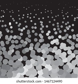 Abstract halftone background pattern. Monochrome geometric vector line illustration