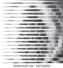 Abstract halftone background pattern. Monochrome geometric vector line illustration