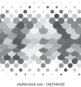Abstract halftone background pattern. Monochrome geometric vector line illustration