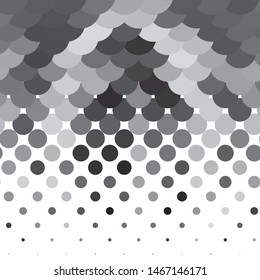 Abstract halftone background pattern. Monochrome geometric vector line illustration