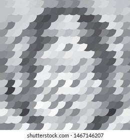 Abstract halftone background pattern. Monochrome geometric vector line illustration
