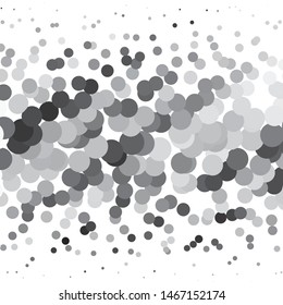 Abstract halftone background pattern. Monochrome geometric vector line illustration