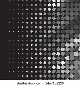 Abstract halftone background pattern. Monochrome geometric vector line illustration