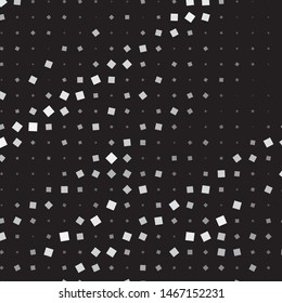 Abstract halftone background pattern. Monochrome geometric vector line illustration