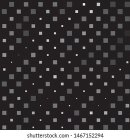 Abstract halftone background pattern. Monochrome geometric vector line illustration