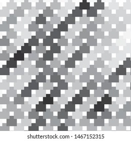 Abstract halftone background pattern. Monochrome geometric vector line illustration