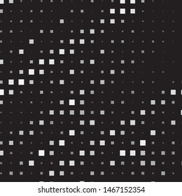 Abstract halftone background pattern. Monochrome geometric vector line illustration
