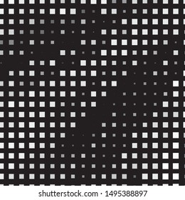 Abstract halftone background pattern. Monochrome geometric vector line illustration