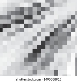 Abstract halftone background pattern. Monochrome geometric vector line illustration