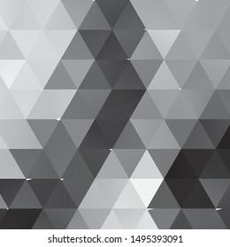 Abstract halftone background pattern. Monochrome geometric vector line illustration