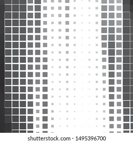 Abstract halftone background pattern. Monochrome geometric vector line illustration