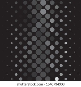 Abstract halftone background pattern. Monochrome geometric vector line illustration