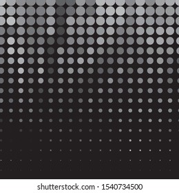 Abstract halftone background pattern. Monochrome geometric vector line illustration