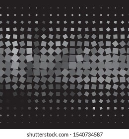 Abstract halftone background pattern. Monochrome geometric vector line illustration